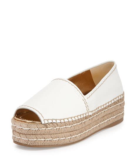 prada suede peep toe platform espadrilles|Prada Espadrilles for Women .